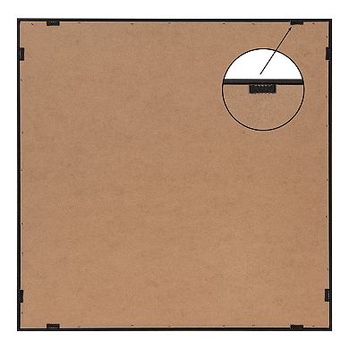 Sylvie Bold Vintage Geometric Soft White on Sage Green Framed Canvas by The Creative Bunch Studio