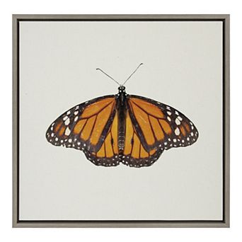 Sylvie Monarch Butterfly Framed Canvas by Robert Cadloff of Bomobob