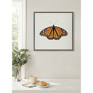 Sylvie Monarch Butterfly Framed Canvas by Robert Cadloff of Bomobob