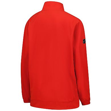 Women's Fanatics Red Calgary Flames Authentic Pro Rink Coaches Full-Zip Jacket