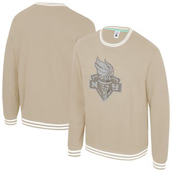 Unisex Stadium Essentials Tan New York Liberty Club Level Chenille Pullover Sweatshirt