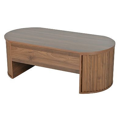 Merax 47.2''Lift Top Coffee Table with Hidden Compartment
