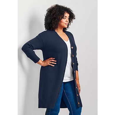 Avenue Women's Plus Size Mischa Boyfriend Cardigan