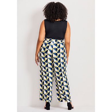 Avenue Women's Plus Size Allure Wide Leg Pant