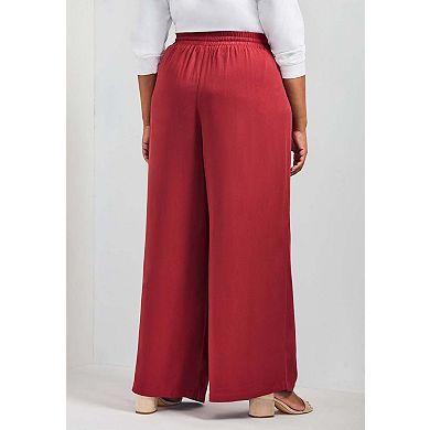 Avenue Women's Plus Size Allure Wide Leg Pant