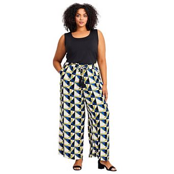 Avenue Women's Plus Size Allure Wide Leg Pant