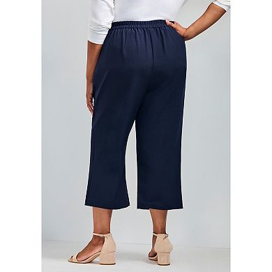 Avenue Women's Plus Size Cool Hand Crop Pant
