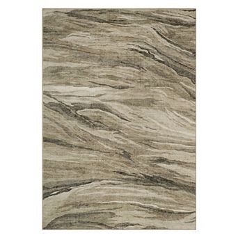 Garvee Modern Abstract Rough Printed Area Rug Soft Machine Washable Indoor Throw Carpet