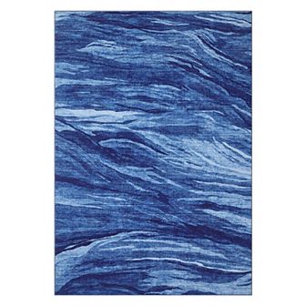 Garvee Modern Abstract Rough Printed Area Rug Soft Machine Washable Indoor Throw Carpet