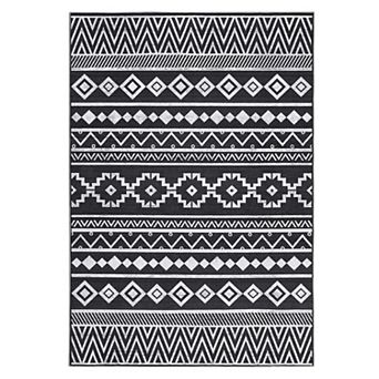 Garvee Boho Geometric Printed Non Slip Area Rug Machine Washable for Indoor Decor
