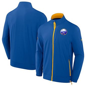 Men's Fanatics Royal Buffalo Sabres Authentic Pro Full-Zip Coaches Jacket