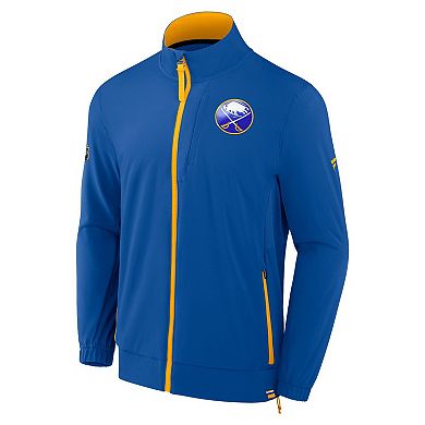Men's Fanatics Royal Buffalo Sabres Authentic Pro Full-Zip Coaches Jacket