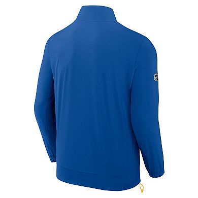 Men's Fanatics Royal Buffalo Sabres Authentic Pro Full-Zip Coaches Jacket