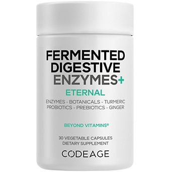 Codeage Fermented Digestive Enzymes, Probiotics, Prebiotics, Fermented Botanicals