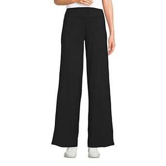 Petite Lands' End Hi Impact High Rise Wide Leg Pants