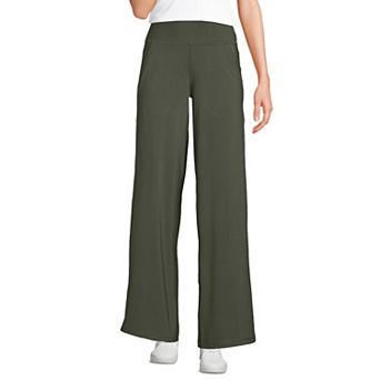 Women's Lands' End High Rise Wide Leg Pants