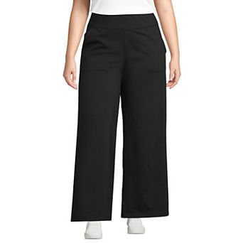 Plus Size Lands' End Hi Impact High Rise Wide Leg Pants