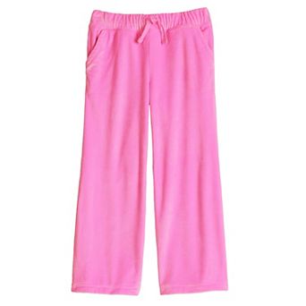 Girls 4-12 Jumping Beans® Velour Wide Leg Pants