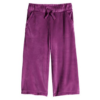 Girls 4-12 Jumping Beans® Velour Wide Leg Pants