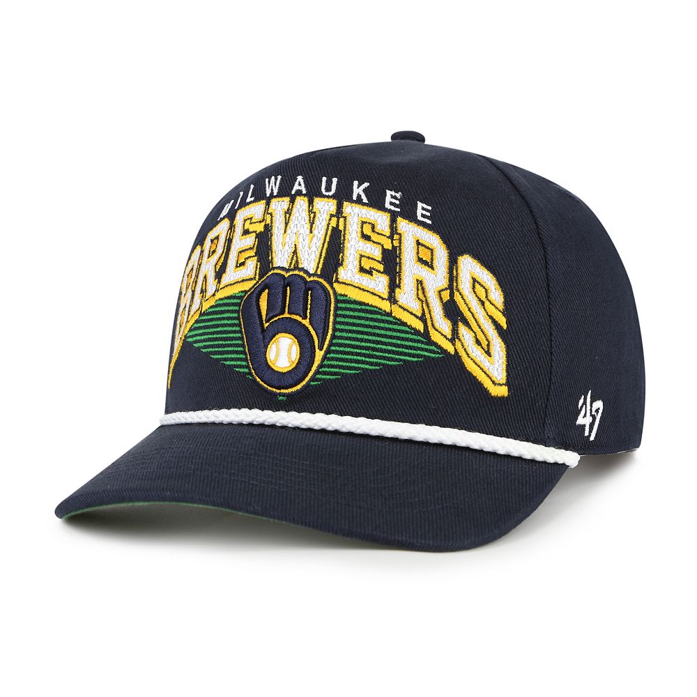 Men's '47 Brand Milwaukee Brewers Pomona Rope Hitch Adjustable Snapback Hat