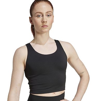 Women's adidas All Me Medium-Support Long Line Training Bra Tank Top