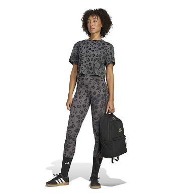 Juniors' adidas Optime Essentials Printed Full-Length Training Leggings
