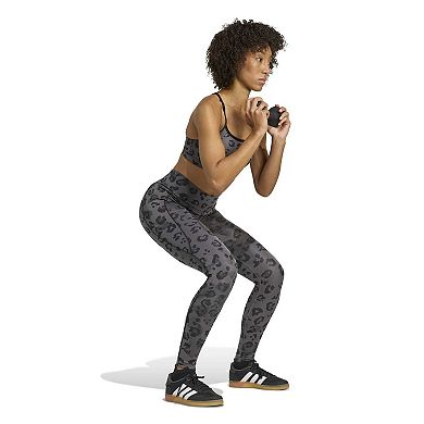 Juniors' adidas Optime Essentials Printed Full-Length Training Leggings