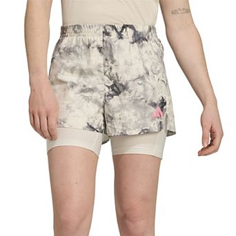 Women's adidas Own The Run Spray Dye Two-In-One Shorts