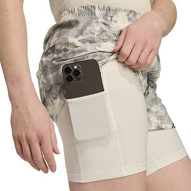 Women's adidas Own The Run Spray Dye Two-In-One Shorts