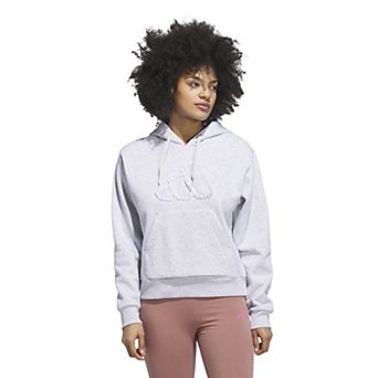 Women's adidas Coquette Ruffled Big Logo Graphic Sportswear Hoodie