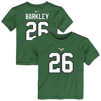Toddler Nike Saquon Barkley Kelly Green Philadelphia Eagles Player Name & Number T-Shirt