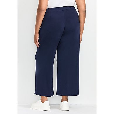 Avenue Women's Plus Size Audrey Wide Leg Pant