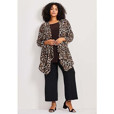 Avenue Women's Plus Size Audrey Wide Leg Pant