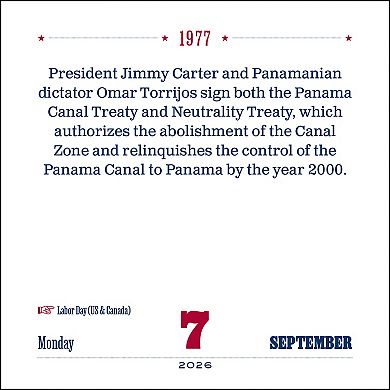 Andrews & McMeel 2026 Day-to-Day American History Tellers Calendar