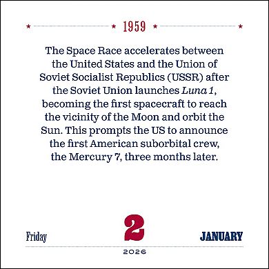 Andrews & McMeel 2026 Day-to-Day American History Tellers Calendar