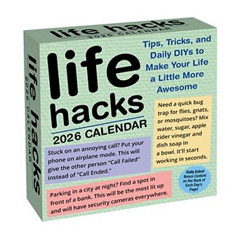 Andrews & McMeel Life Hacks 2026 Day-to-Day Calendar
