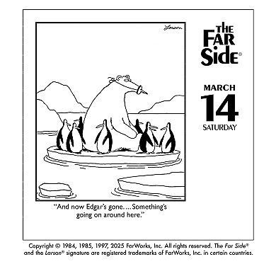 Andrews & McMeel The Far Side 2026 Off-The-Wall Calendar
