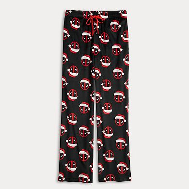 Men's Marvel Deadpool Holiday Pajama Pants