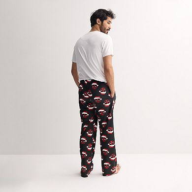 Men's Marvel Deadpool Holiday Pajama Pants