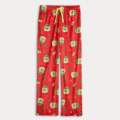 Men's Nickelodeon SpongeBob SquarePants Holiday Pajama Pants