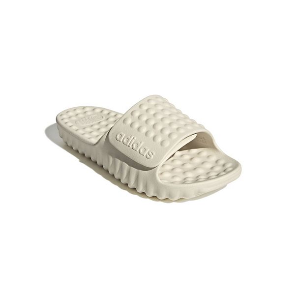 サンダル・ミュール adidas Adicaine Slide White ADIDAS ADILETTE WHITE PATENT LEATHER LIMITED EDITION SLIDES