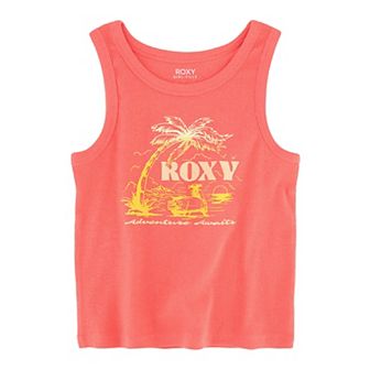 Girls 7-16 Roxy Beachy Logo Ribbed Tank Top