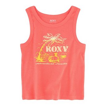 Girls 7-16 Roxy Beachy Logo Ribbed Tank Top