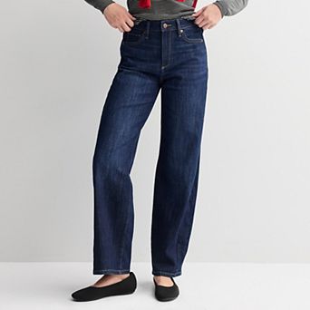 Women's Sonoma Goods For Life® High Rise Barrel Jeans