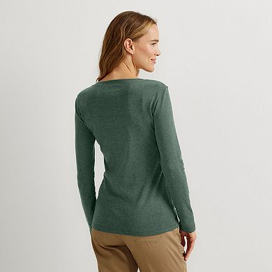Women's Eddie Bauer Long Sleeve Favorite V-Neck Tee