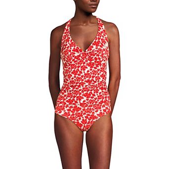 Women's Lands' End Twist Halter Tankini Swim Top