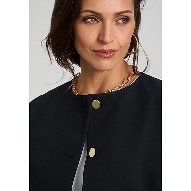 Jessica London Women's Plus Size Bi-Stretch Lady Jacket