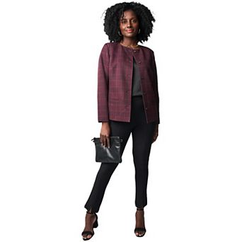 Jessica London Women's Plus Size Bi-Stretch Lady Jacket