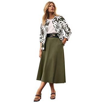 Jessica London Women's Plus Size Bi-Stretch Lady Jacket