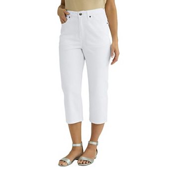 Jessica London Women's Plus Size True Fit Straight Leg Crop Jean